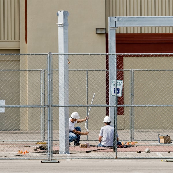how long can i lease the temporary fence for my building site or event in Industry